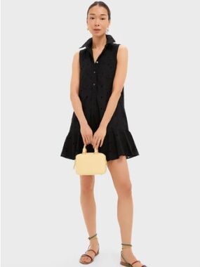 Tuckernuck Black Floral Eyelet Sleeveless Callahan
